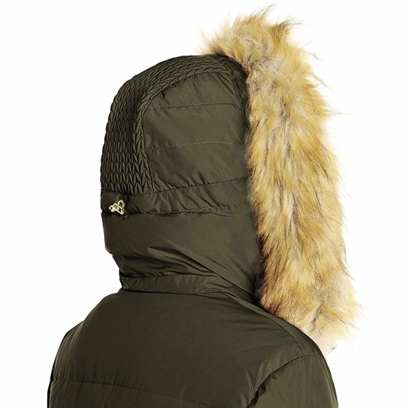 Jones New York Women's Belted Down Coat Jacket. - Picture 4 of 5